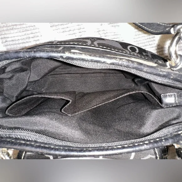 Coach black and gray shoulder bag - Picture 9 of 12